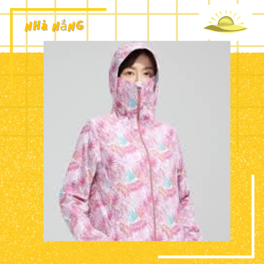 Áo chống nắng hồng